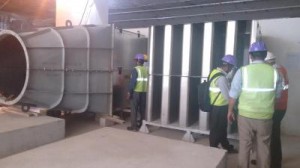 Tunnel Ventilation erection works at Thirumangalam(23-05-15)
