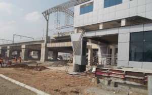 Koyambedu Station Work in Progress(23-11-2014)